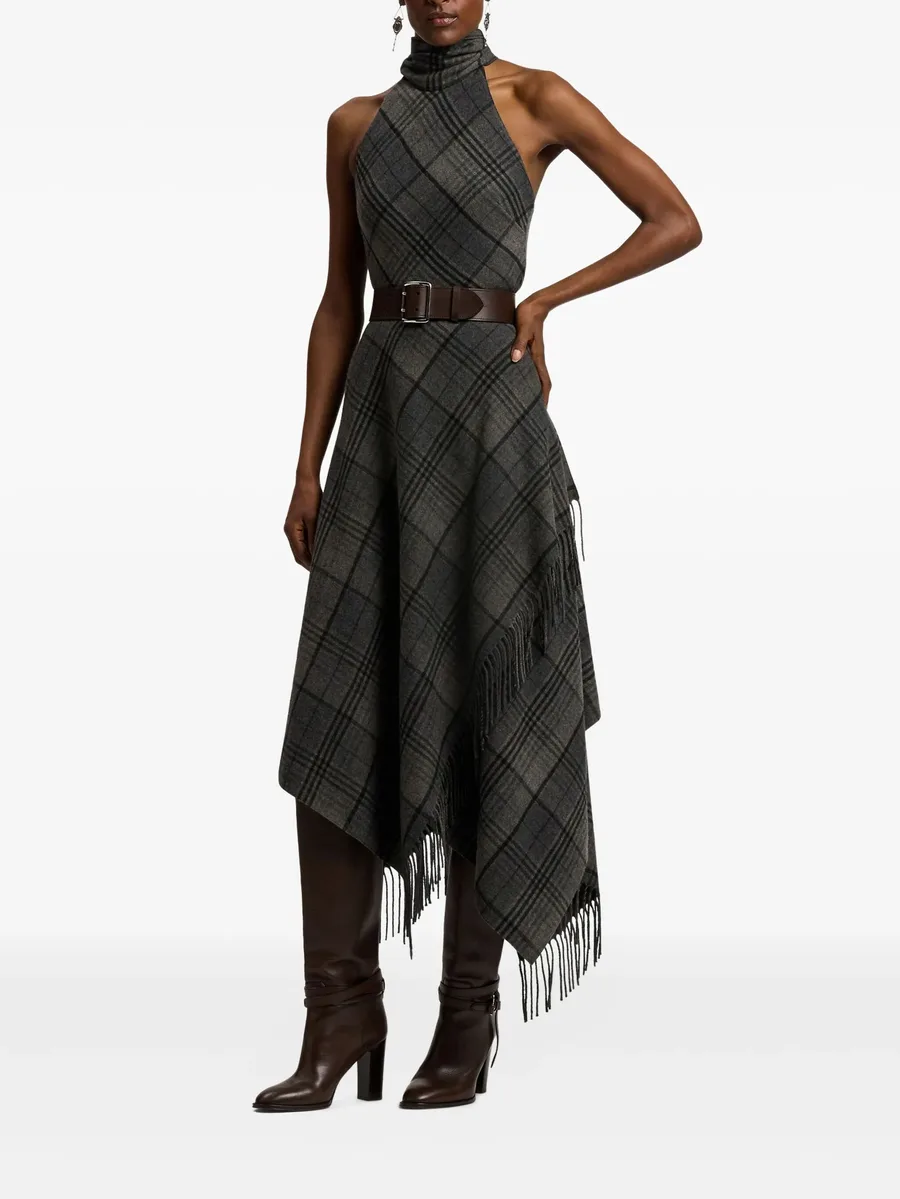 turtleneck check-pattern top 3