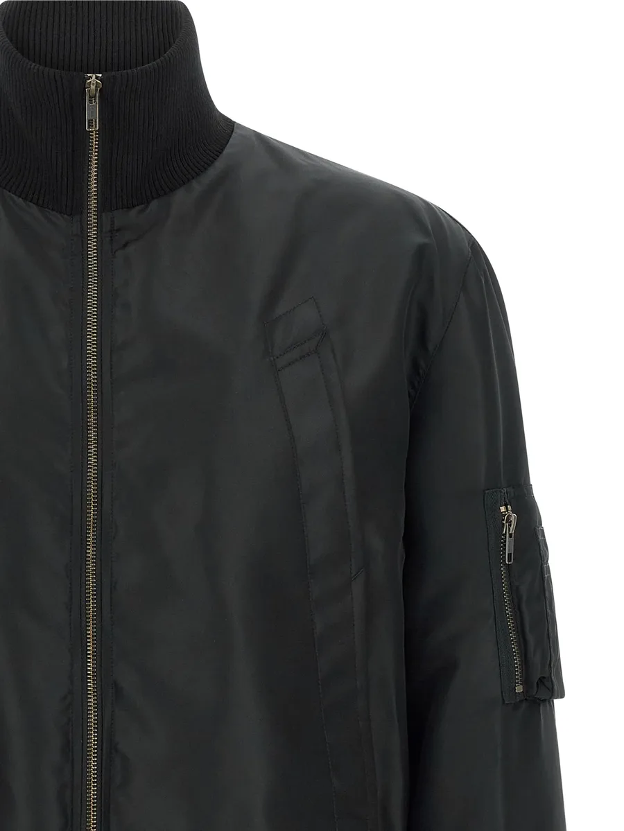 high-neck bomber jacket 5