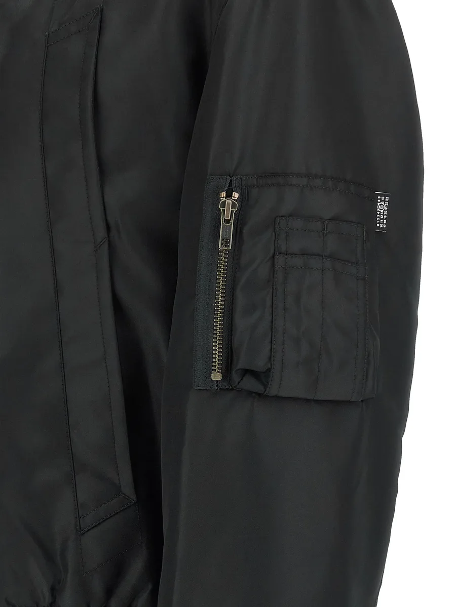 high-neck bomber jacket 7