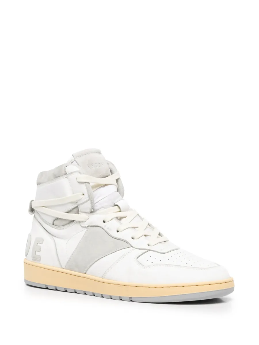panelled hi-top sneakers 4