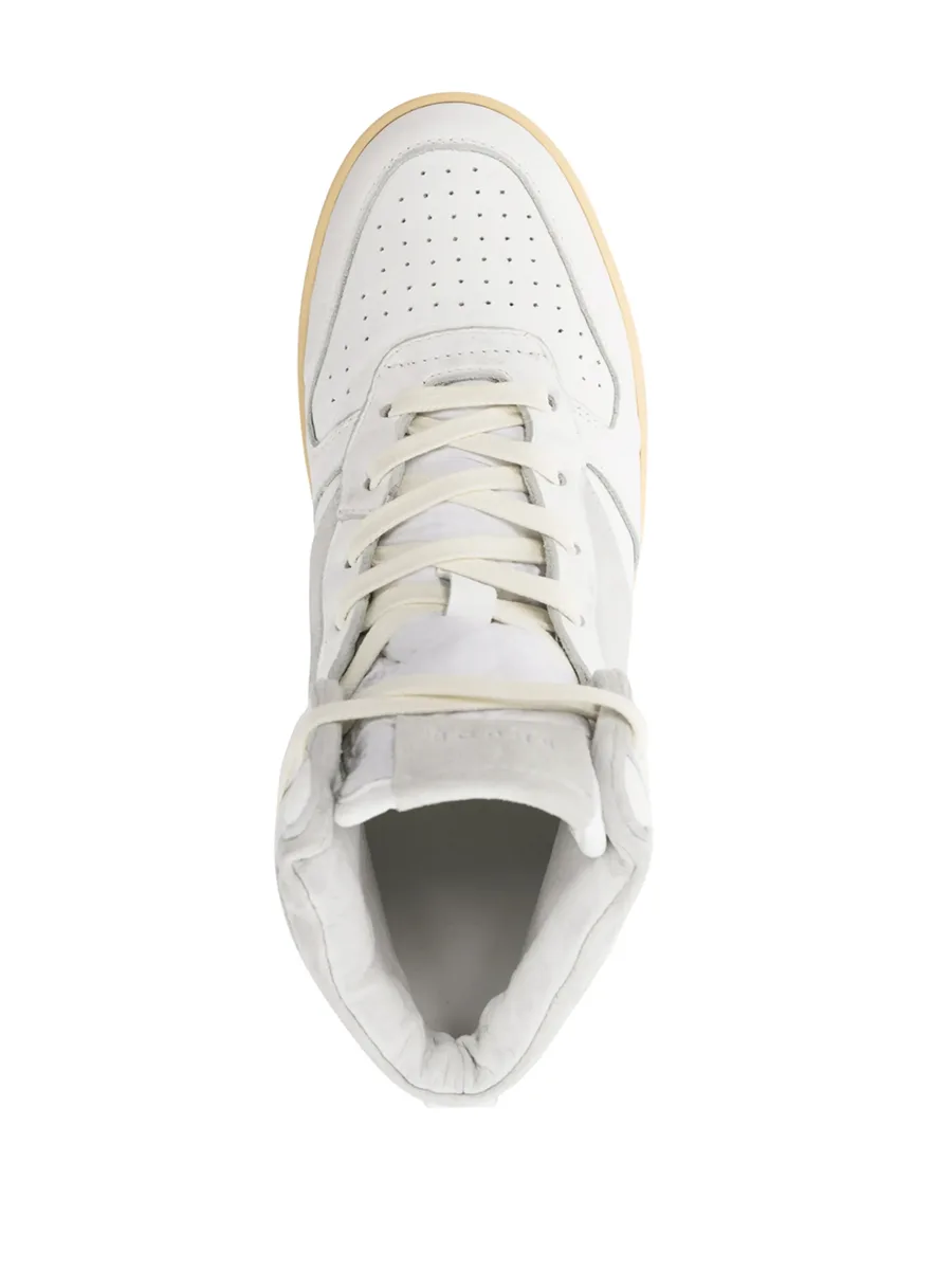 panelled hi-top sneakers 8