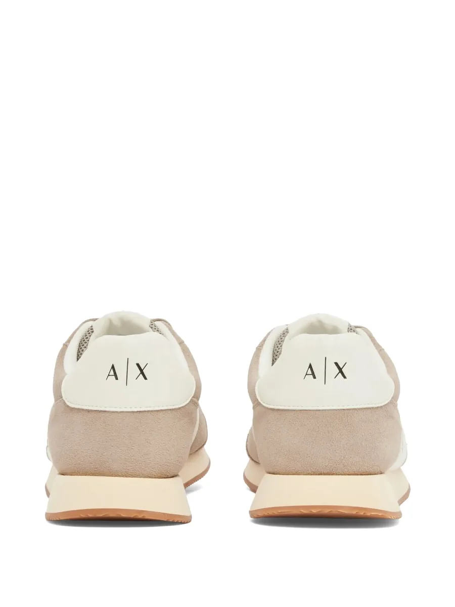 logo-print panelled sneakers 4