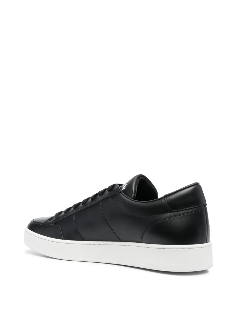 Lancing logo-debossed leather sneakers 6