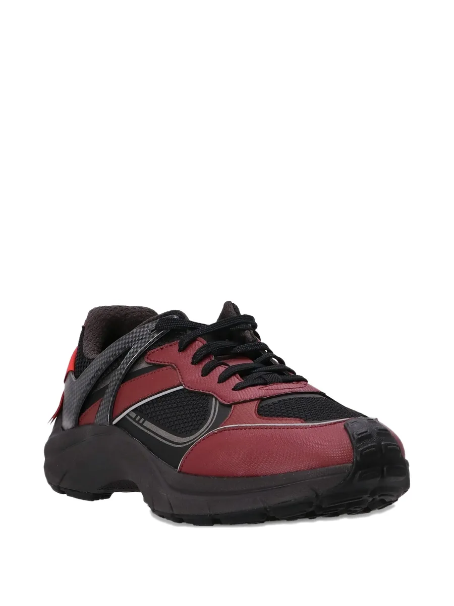 lace-up panelled sneakers 4