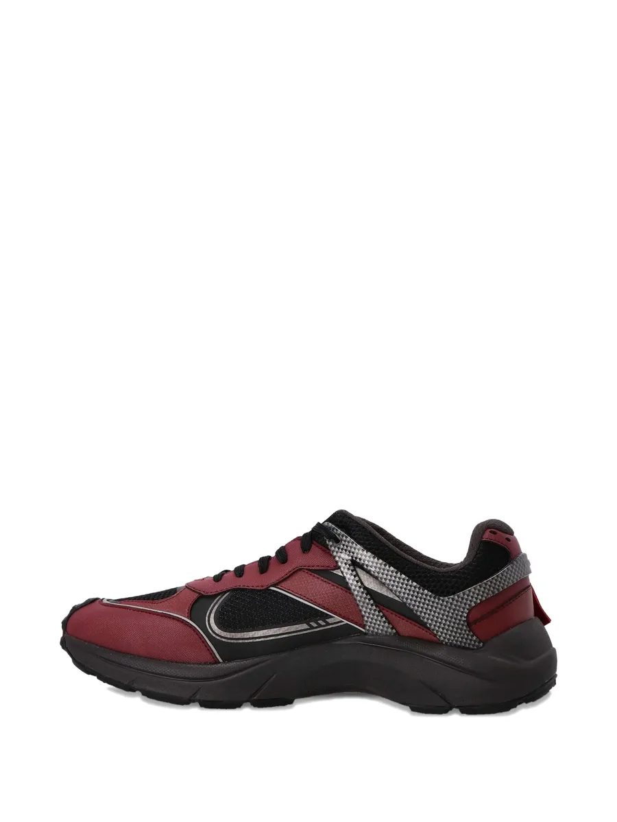 lace-up panelled sneakers 6