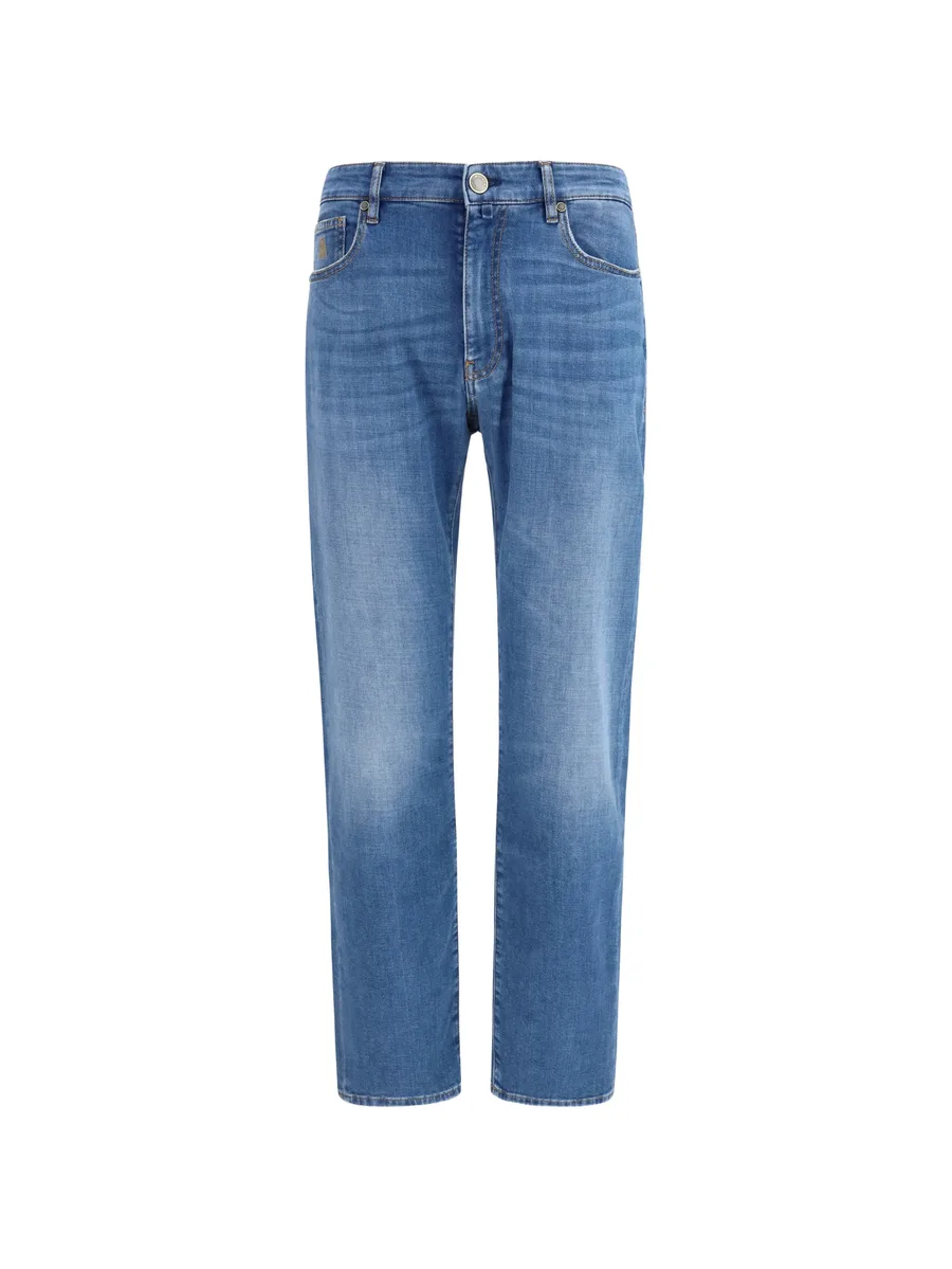 logo-patch jeans 2