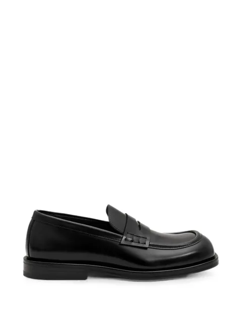 cow-leather loafers