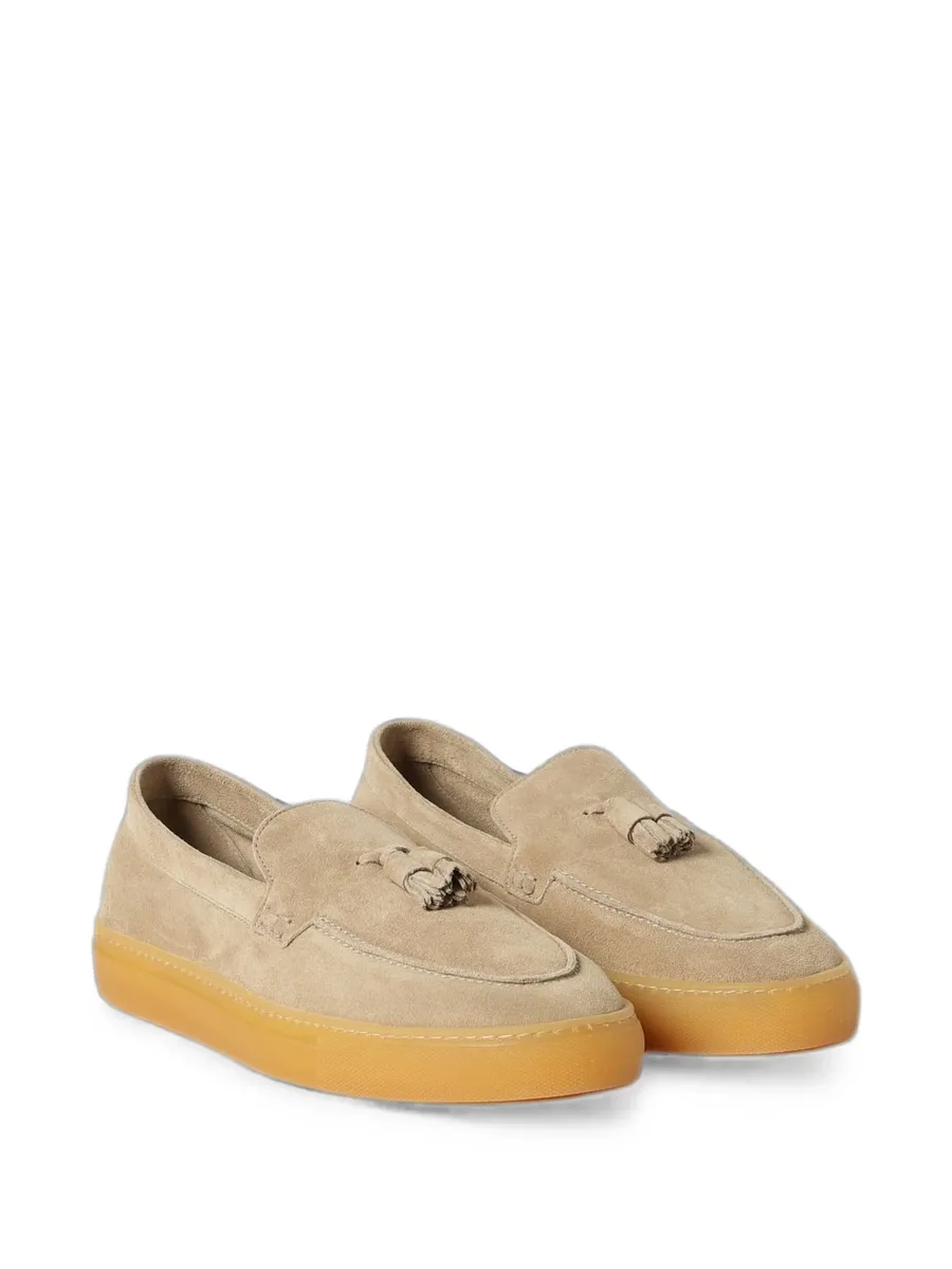 CPH169 tassel-detail suede loafers 4