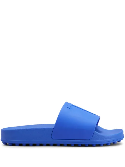 logo-embossed slides