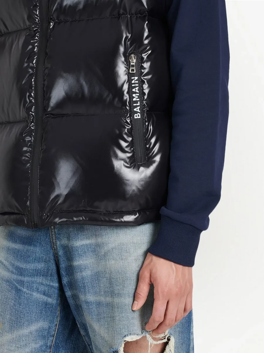 puffer hooded sleeveless jacket 9