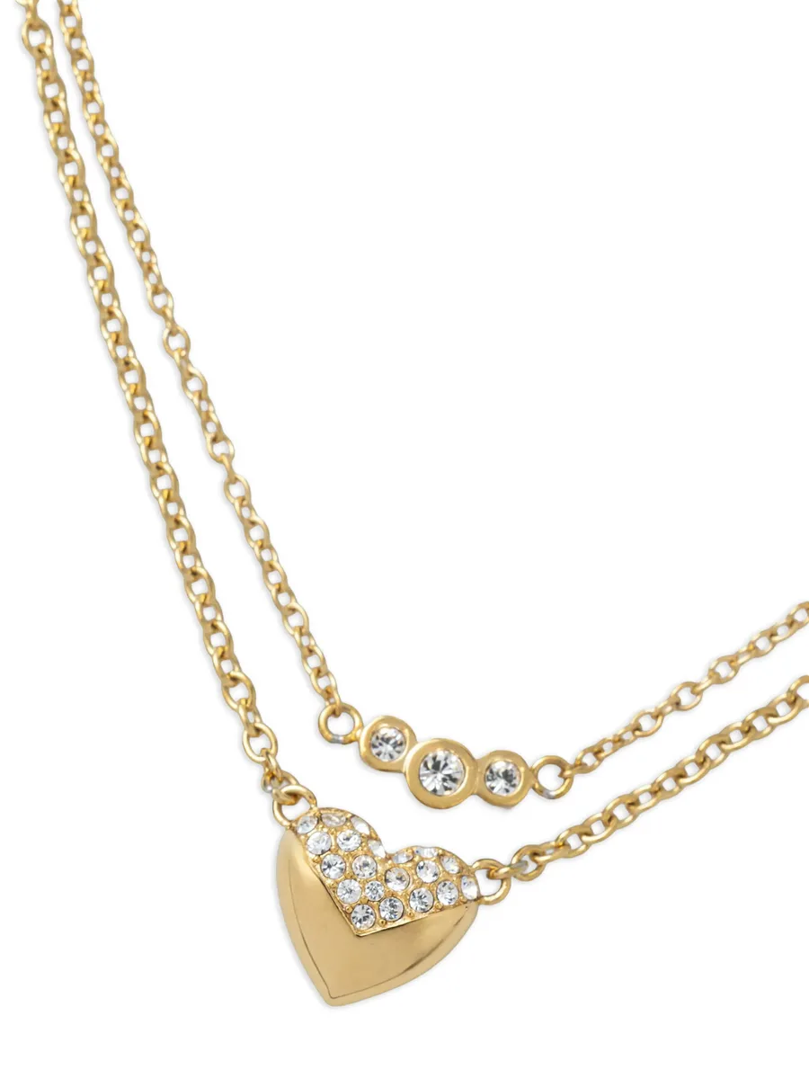 crystal-embellished heart-pendant necklace 2