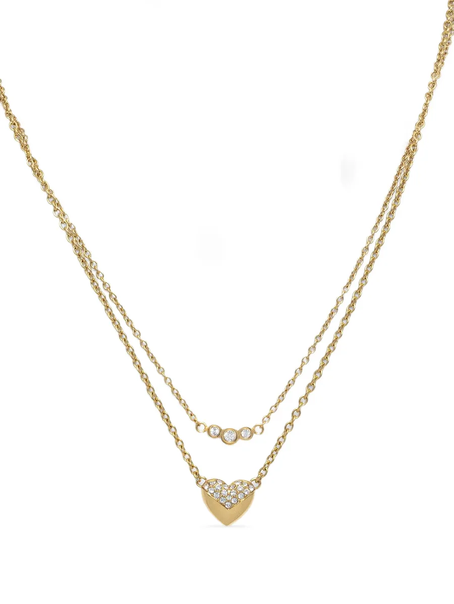 crystal-embellished heart-pendant necklace 3