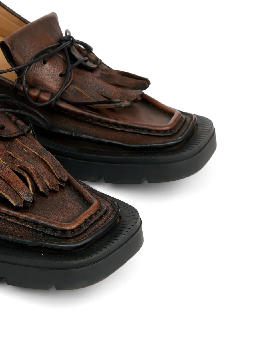 fringed leather loafers 10