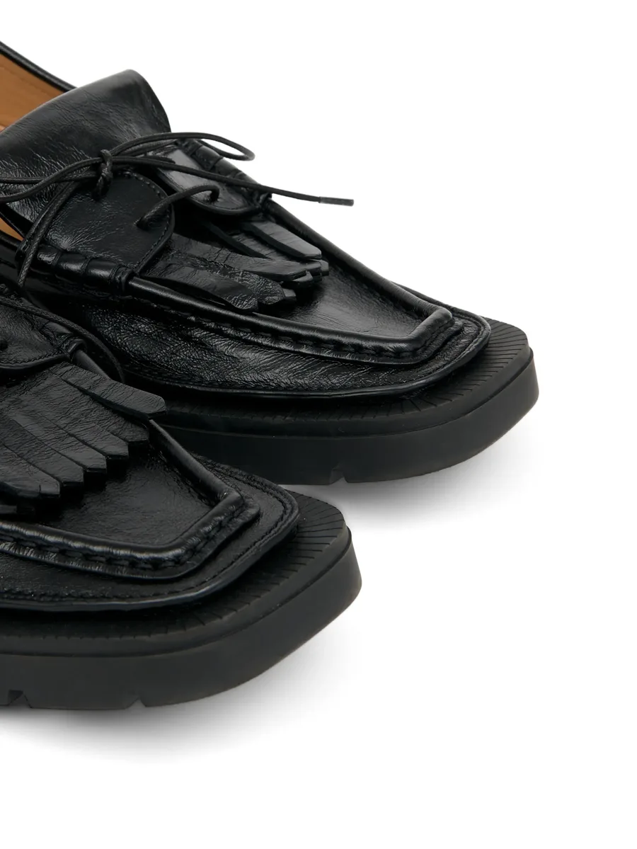 fringed leather loafers 9