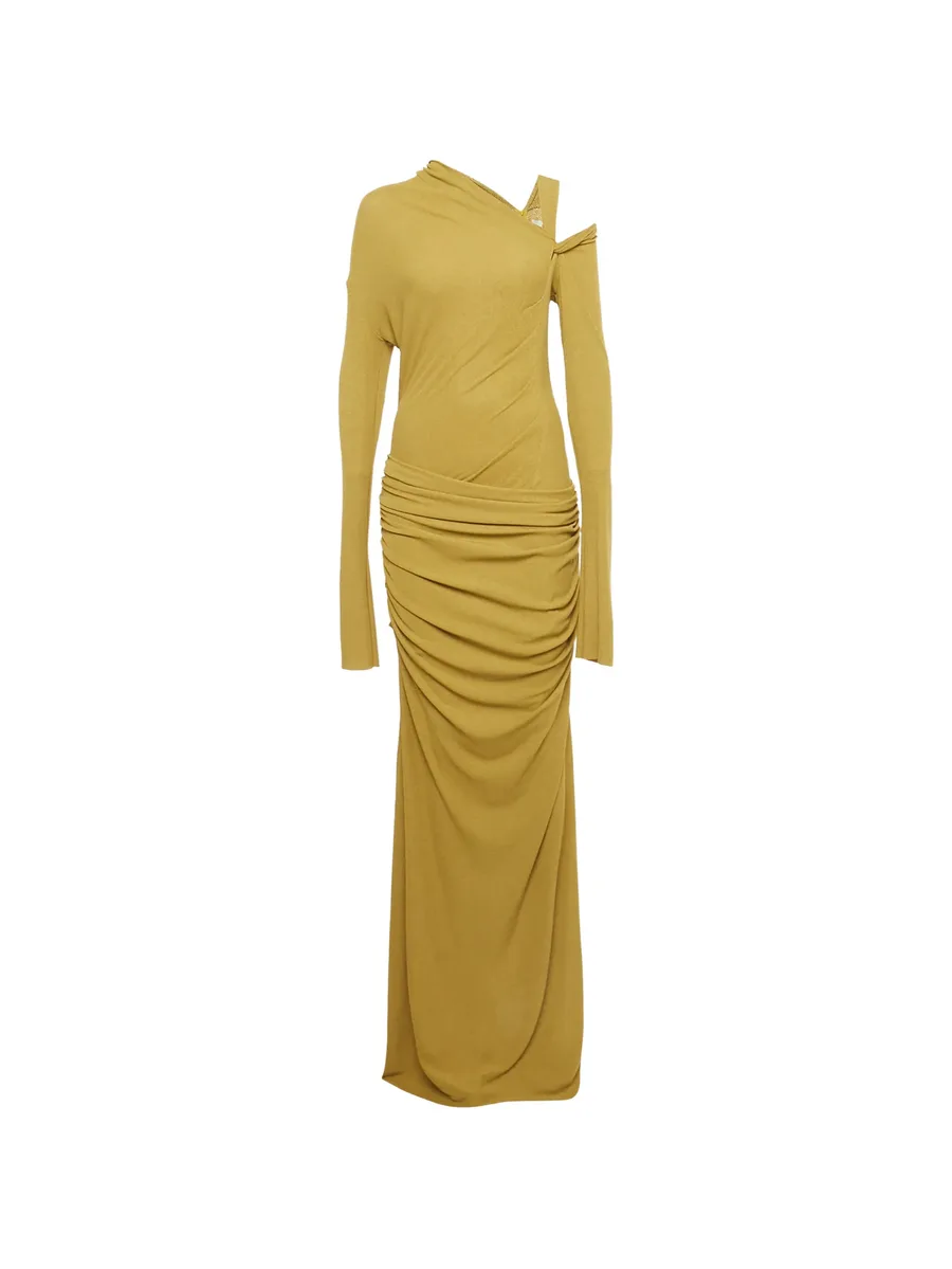 ruched midi dress 2