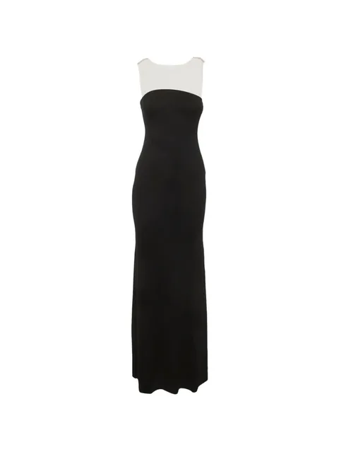 crepe maxi dress