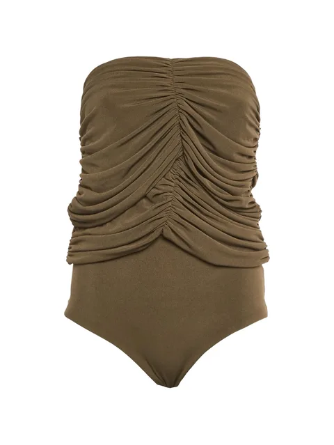 jersey ruche bodysuit