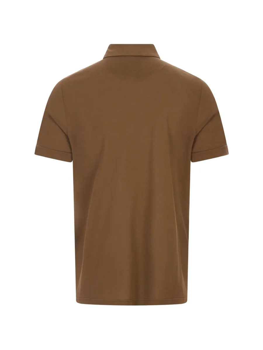 zip-up piqué polo shirt 4