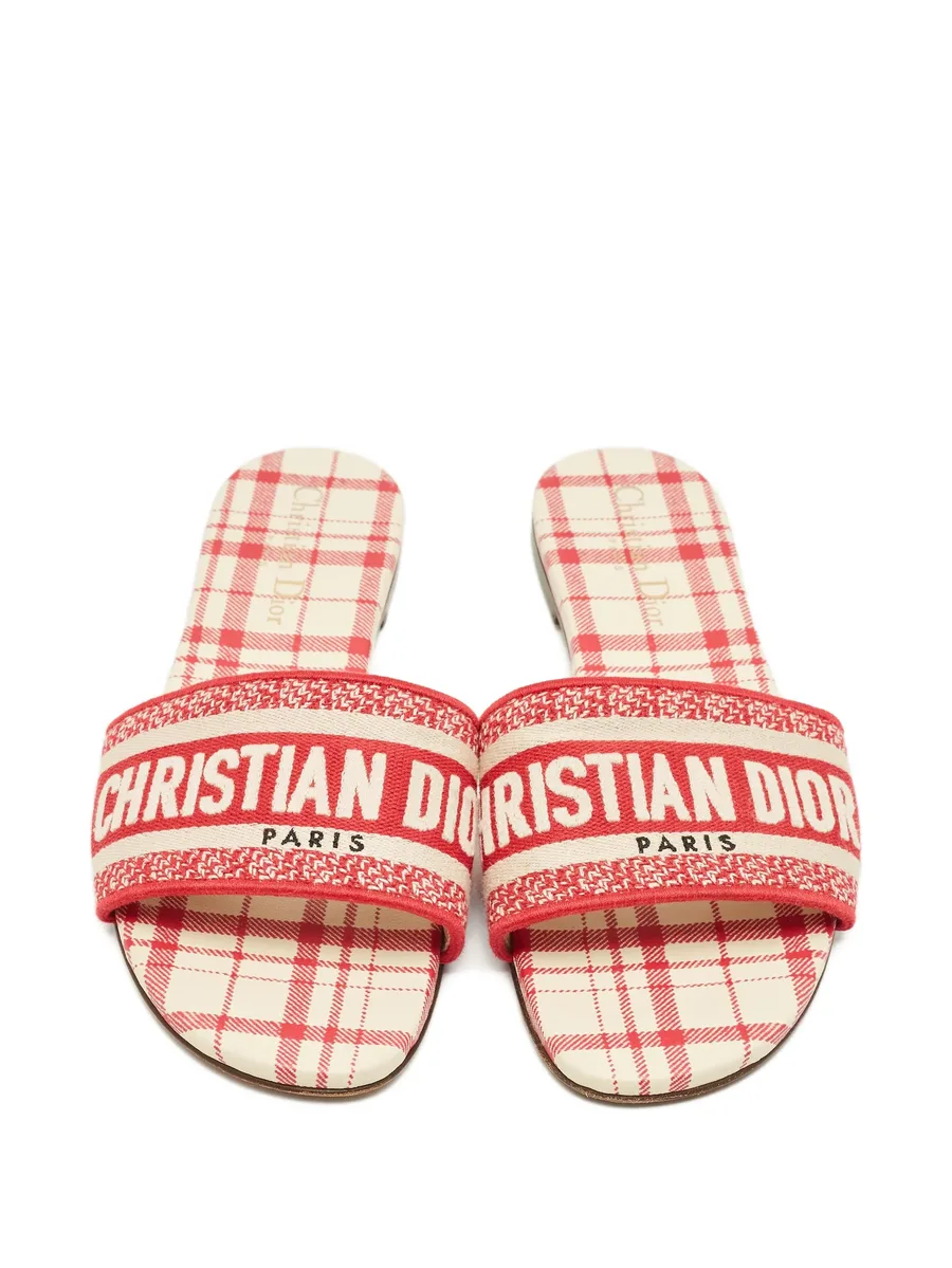 canvas embroidered slides 8