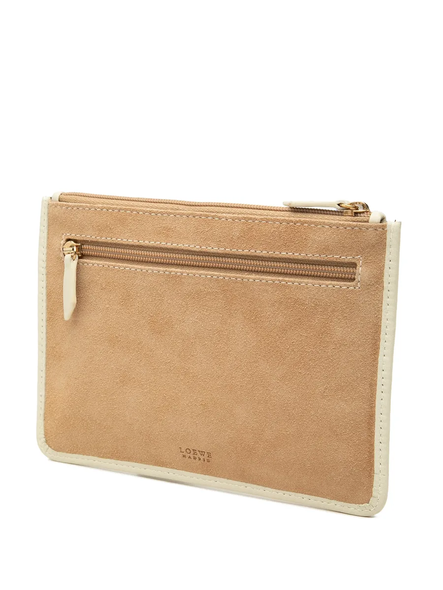 2011 Suede Anagram Flat pouch 3