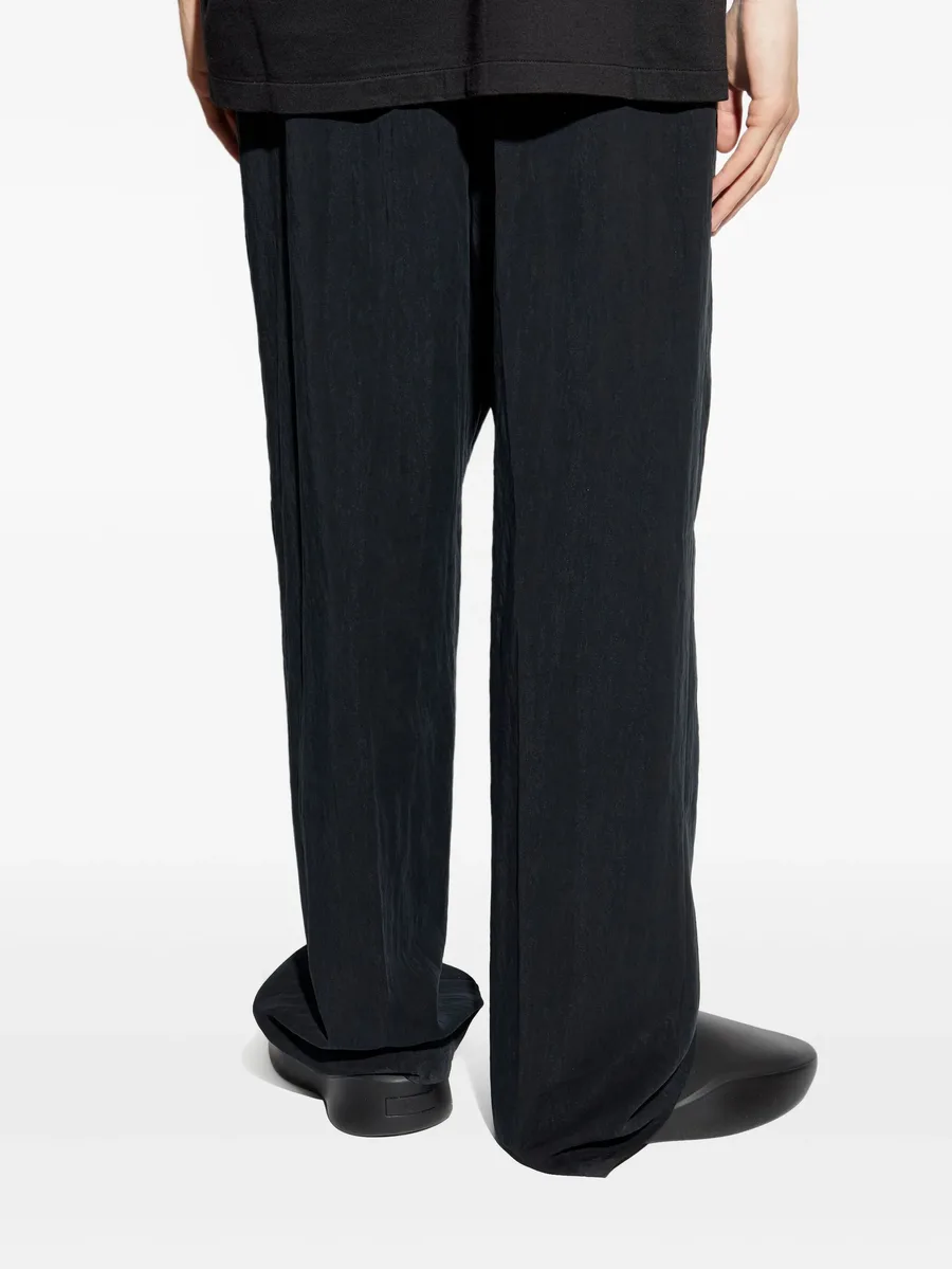 pleated-front drawstring trousers 7