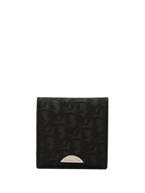 2001 Oblique Canvas Bifold Compact Wallet small wallets