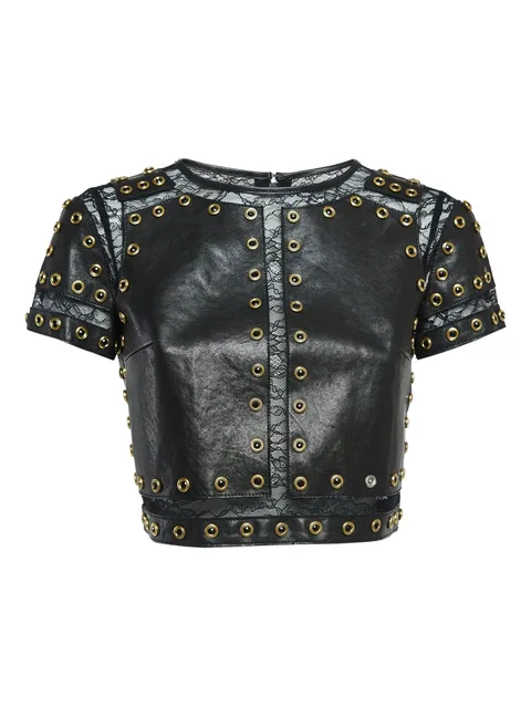 leather top