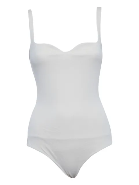 Lilou sweetheart-neckline slim-strap top