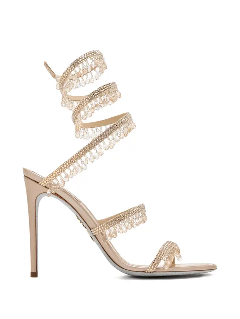 crystal-embellished heeled sandals