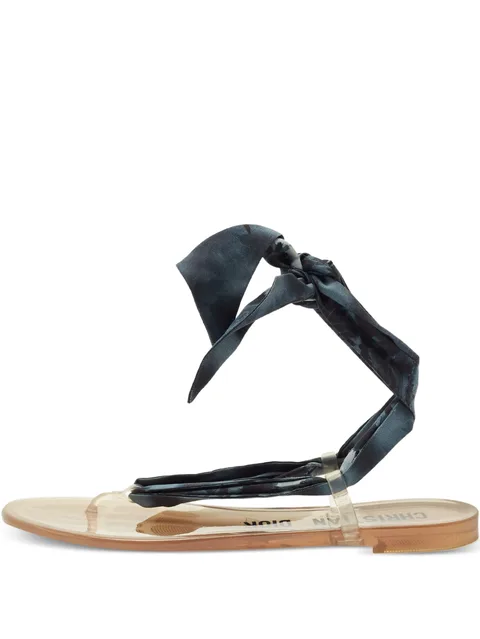 Kaleidoscope pattern sandals