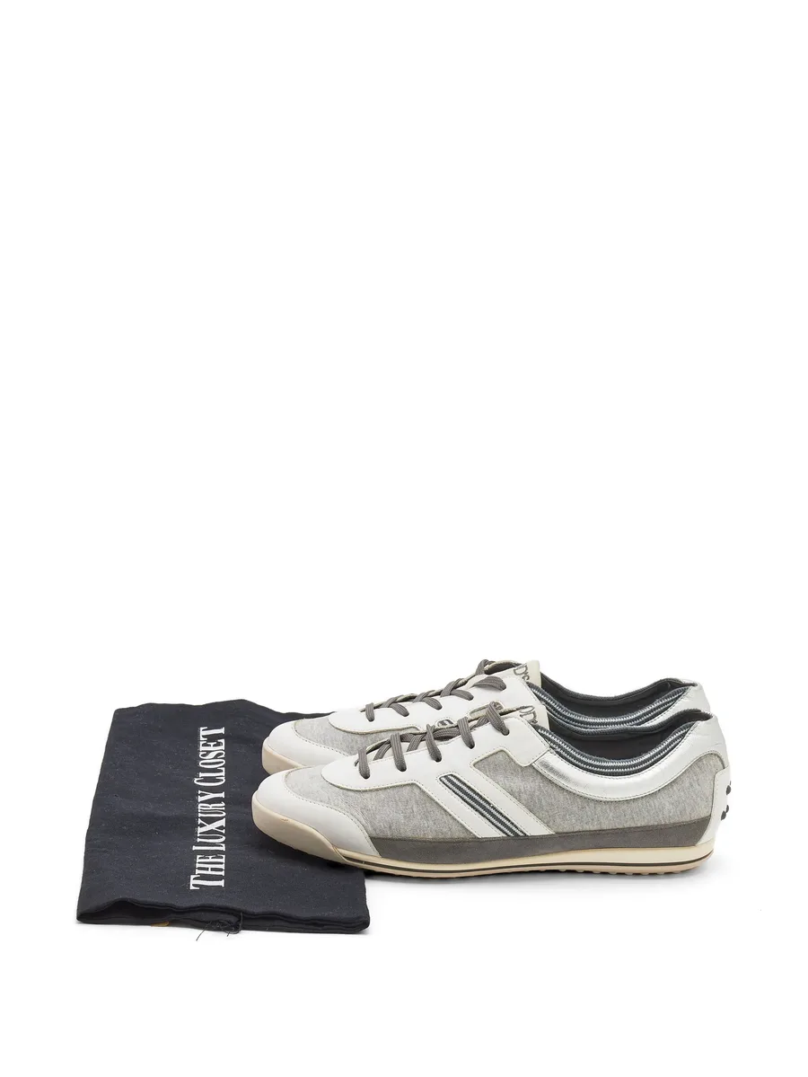 leather-trim sneakers 10
