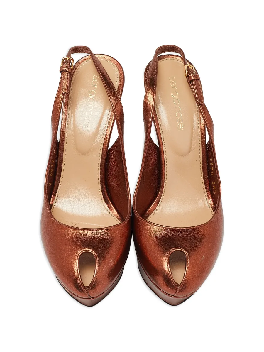 Cachet peep-toe slingback sandals 5