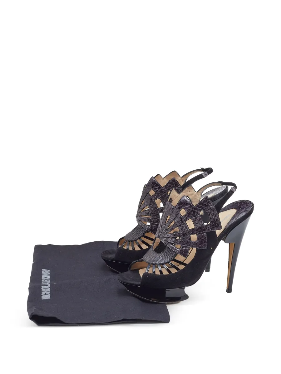 platform slingback sandals 7