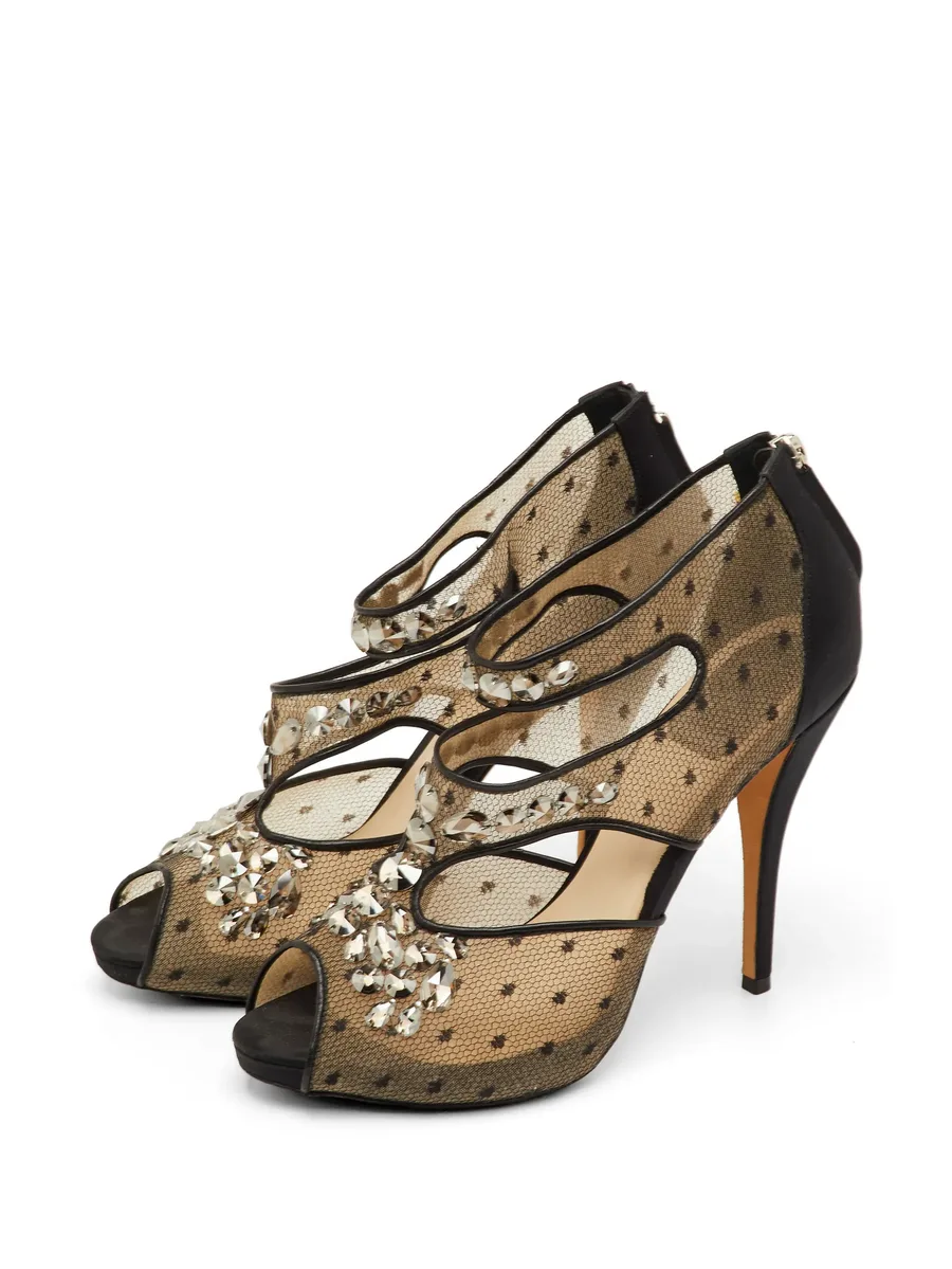 mesh cut-out sandals 4
