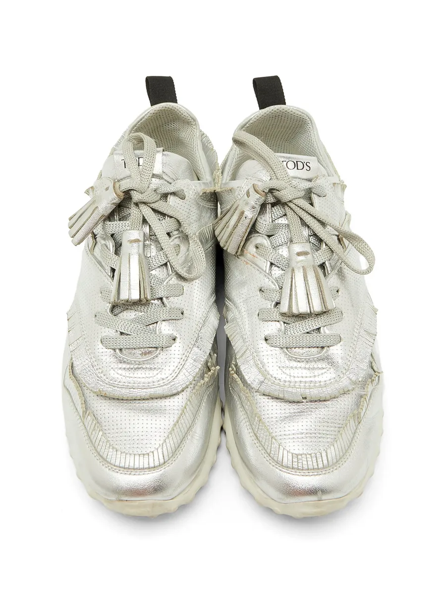 perforated tassel sneakers 5