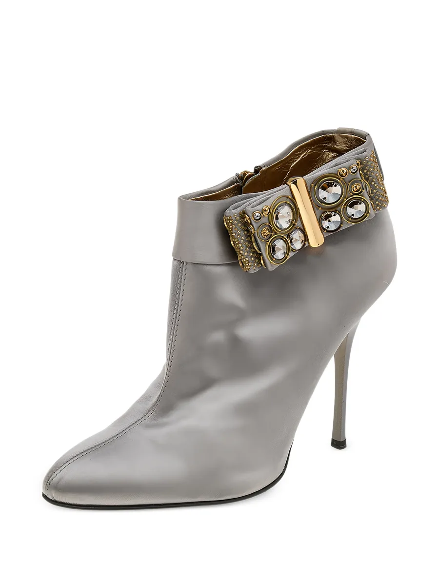 bow-embellished ankle boots 4