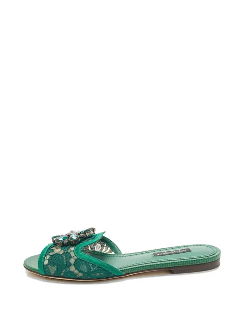 lace crystal slides