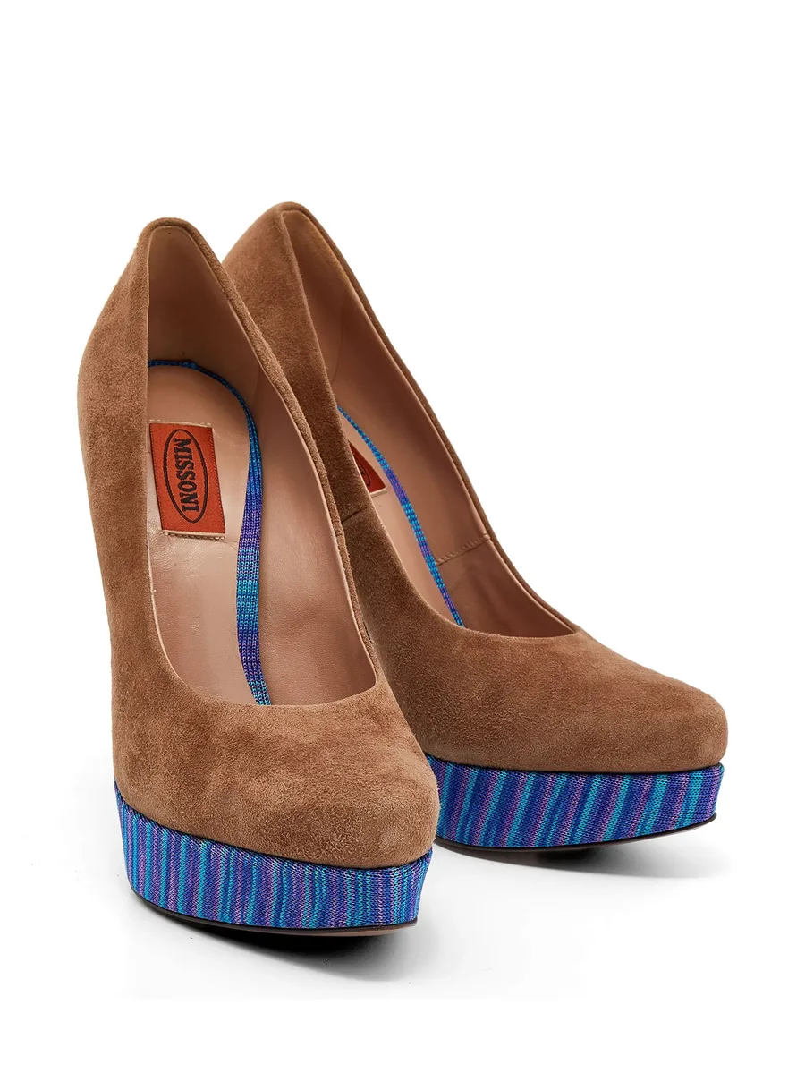 knit-platform pumps 8