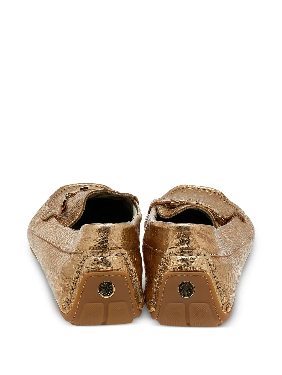 logo-embellished loafers 5