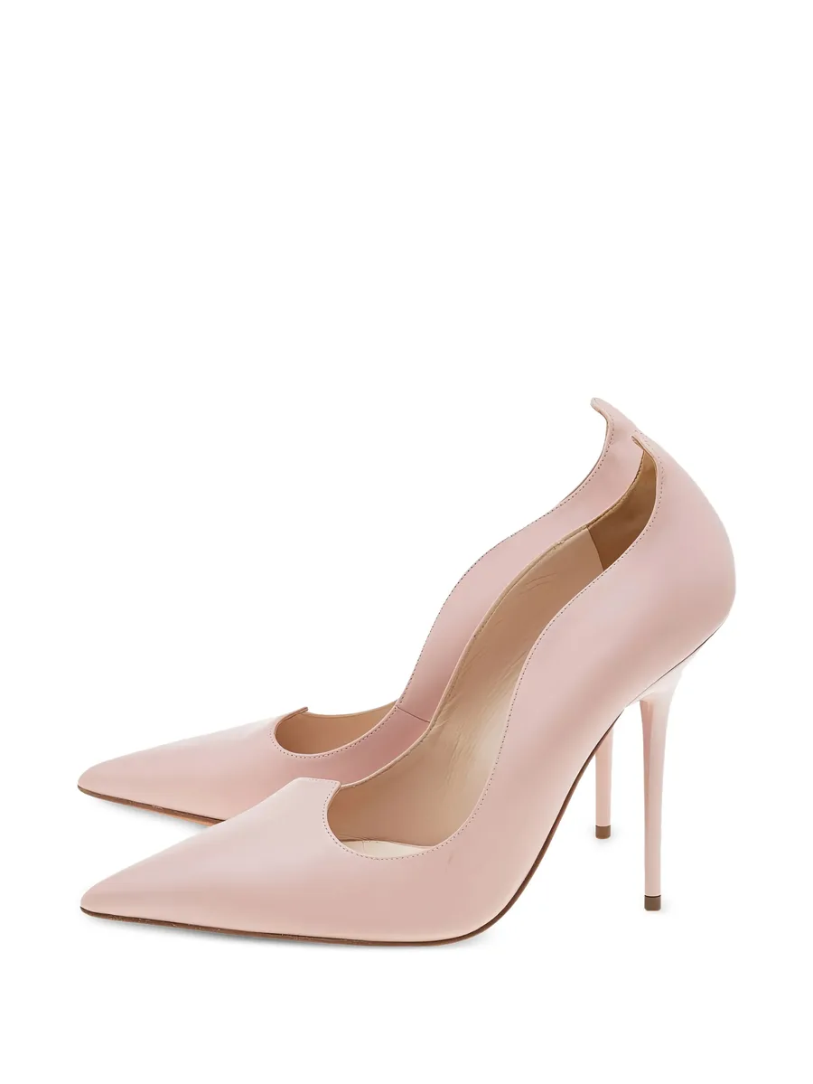 120mm pointed-toe heeled pumps 2