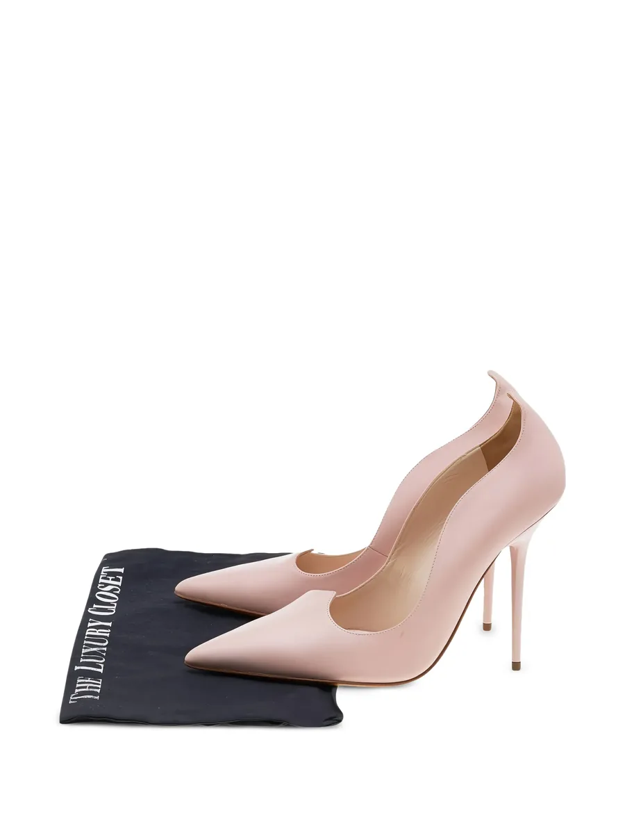120mm pointed-toe heeled pumps 6