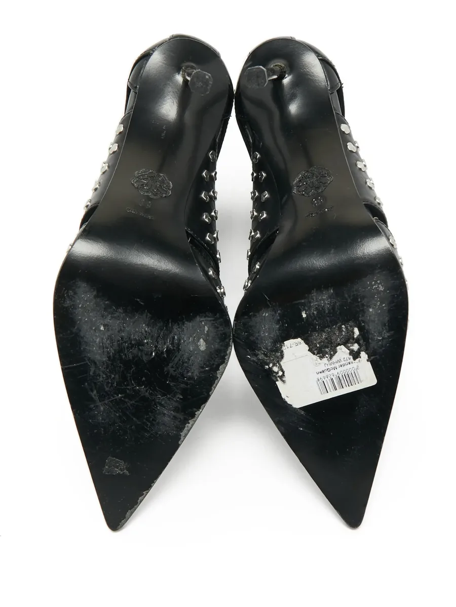 cut-out studded ankle boots 5