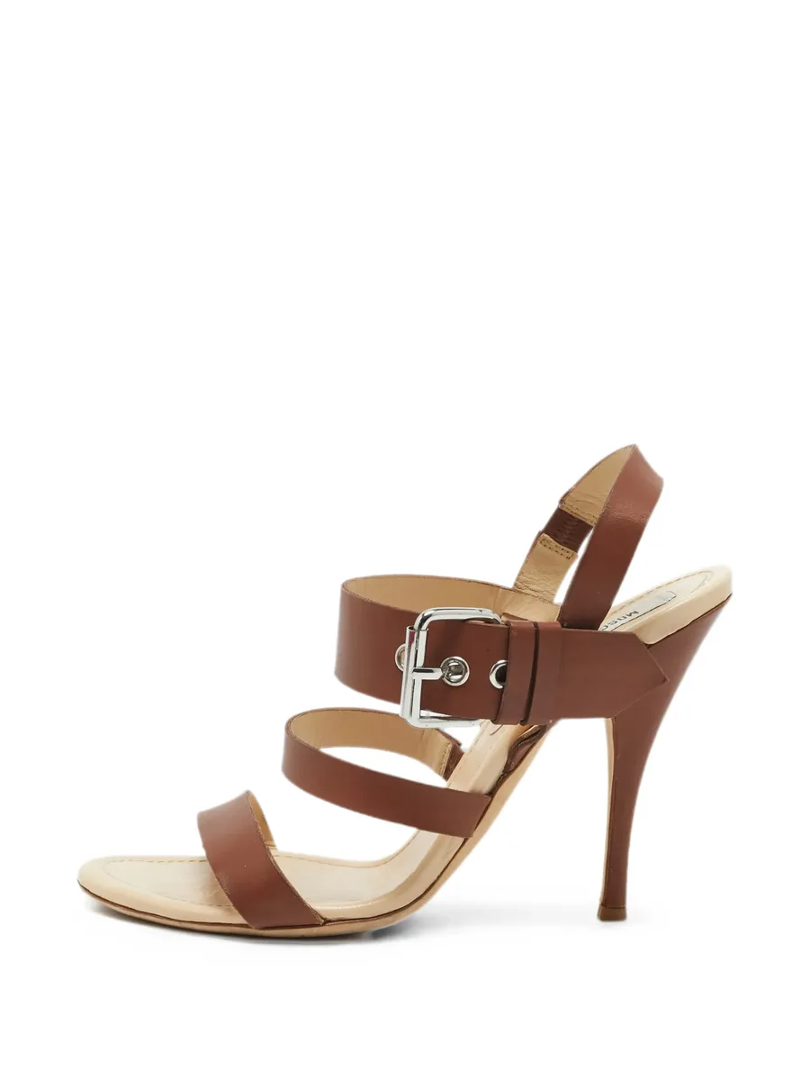 buckle-strap heeled sandals 2