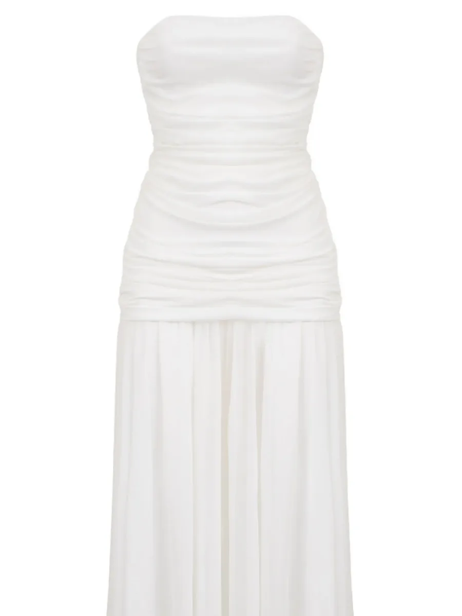 платье макси Adele без бретелей 7