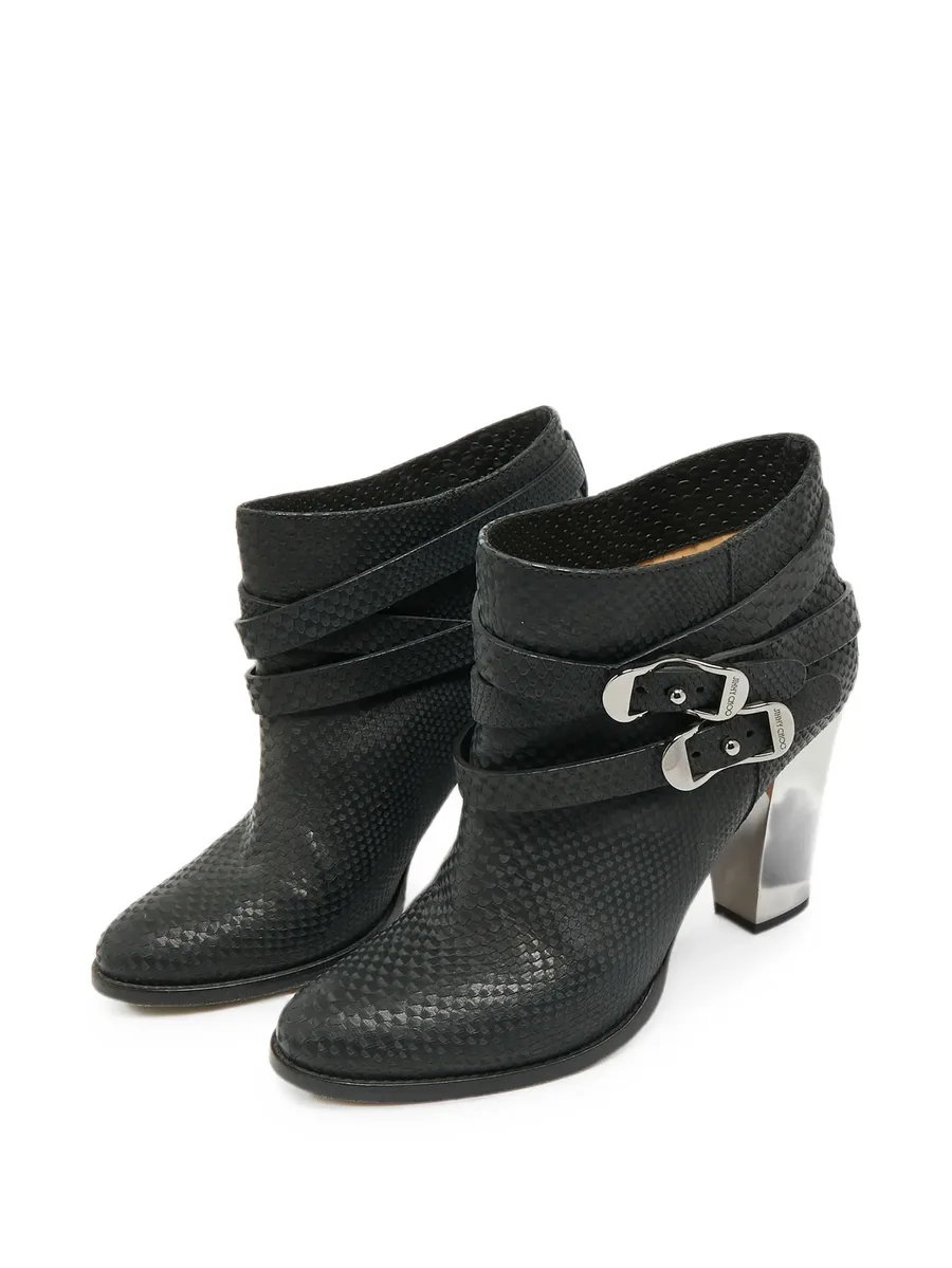 Marlin python-embossed ankle boots 4
