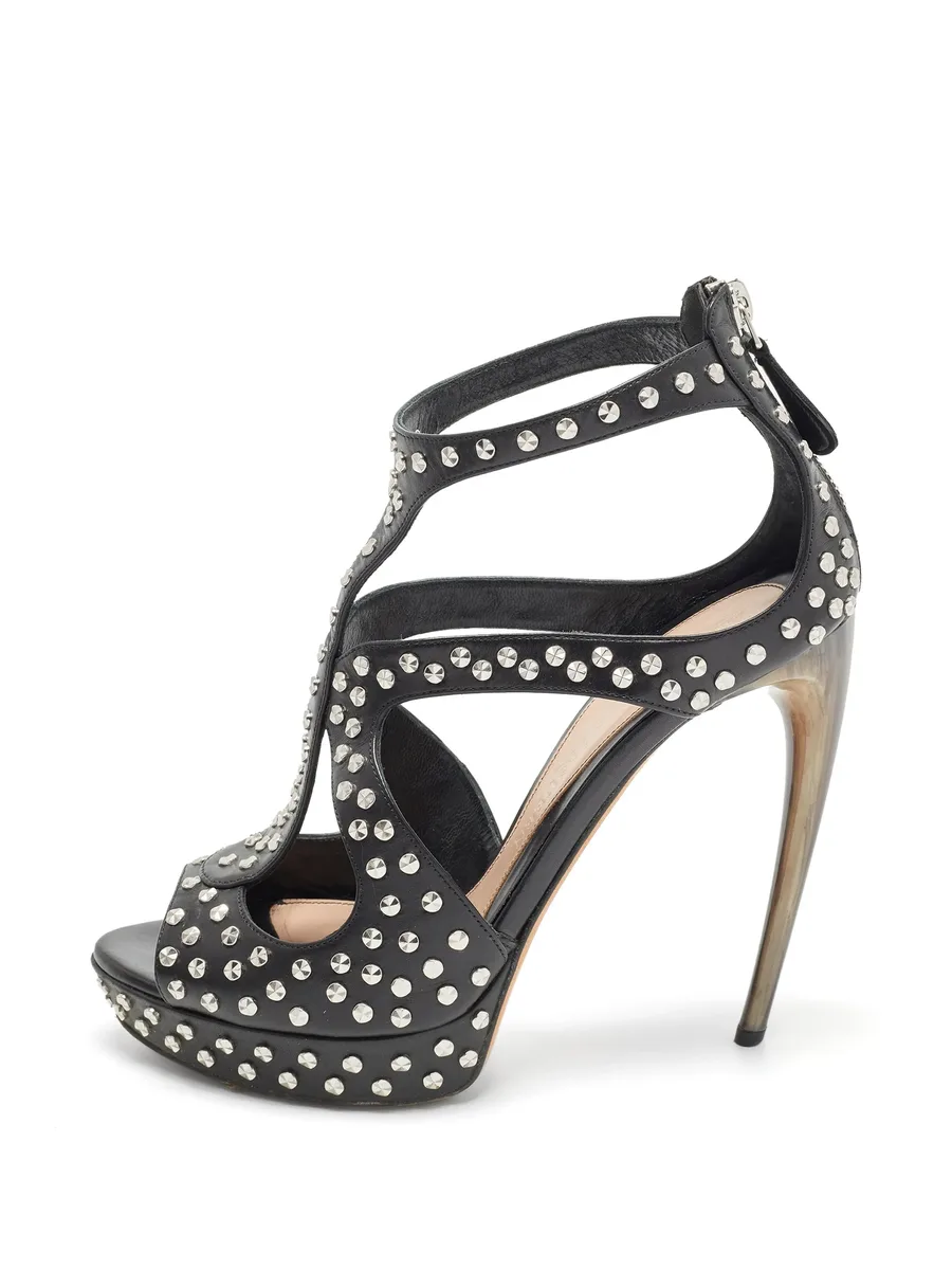 studded cage sandals 2