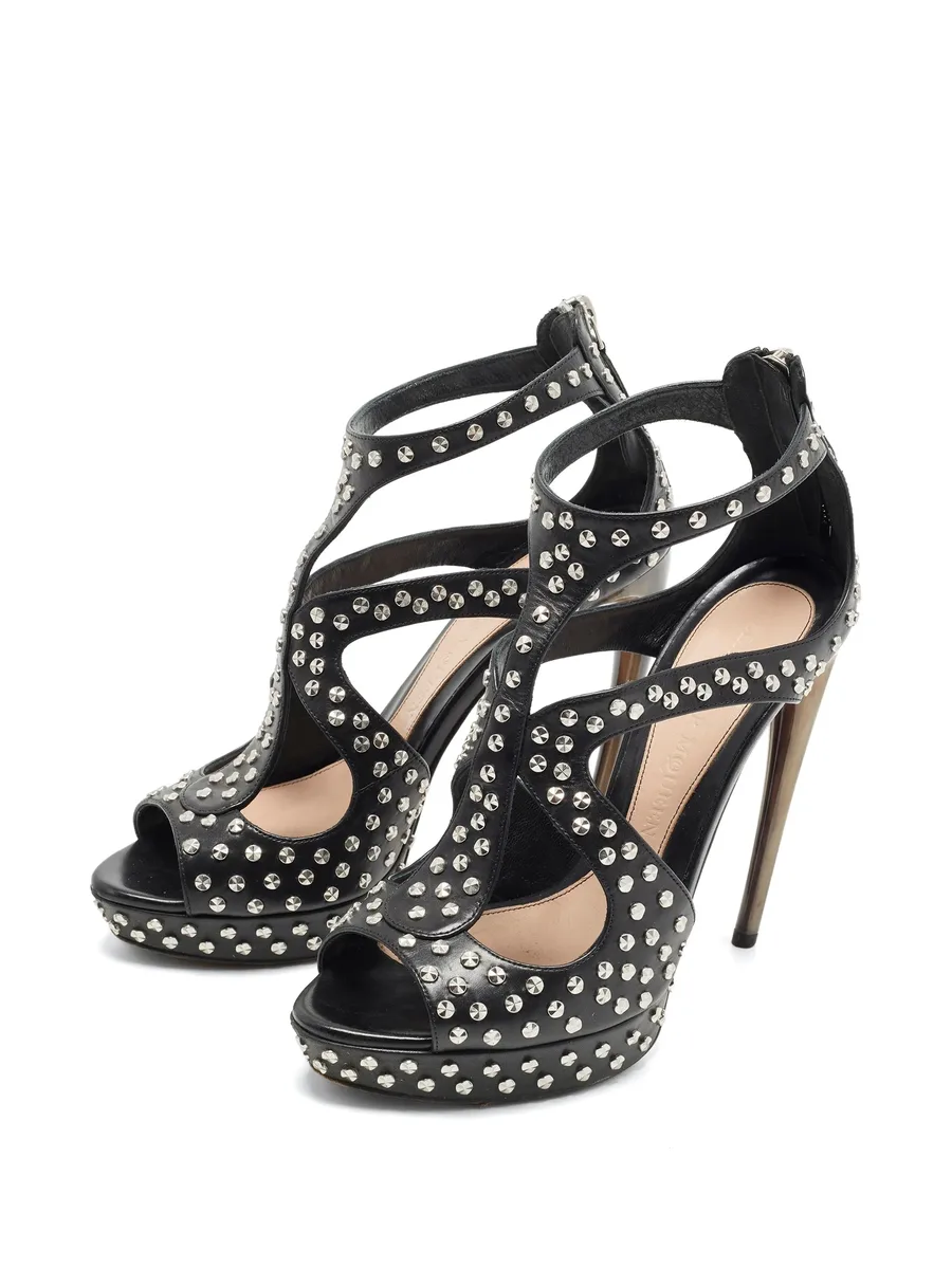 studded cage sandals 4