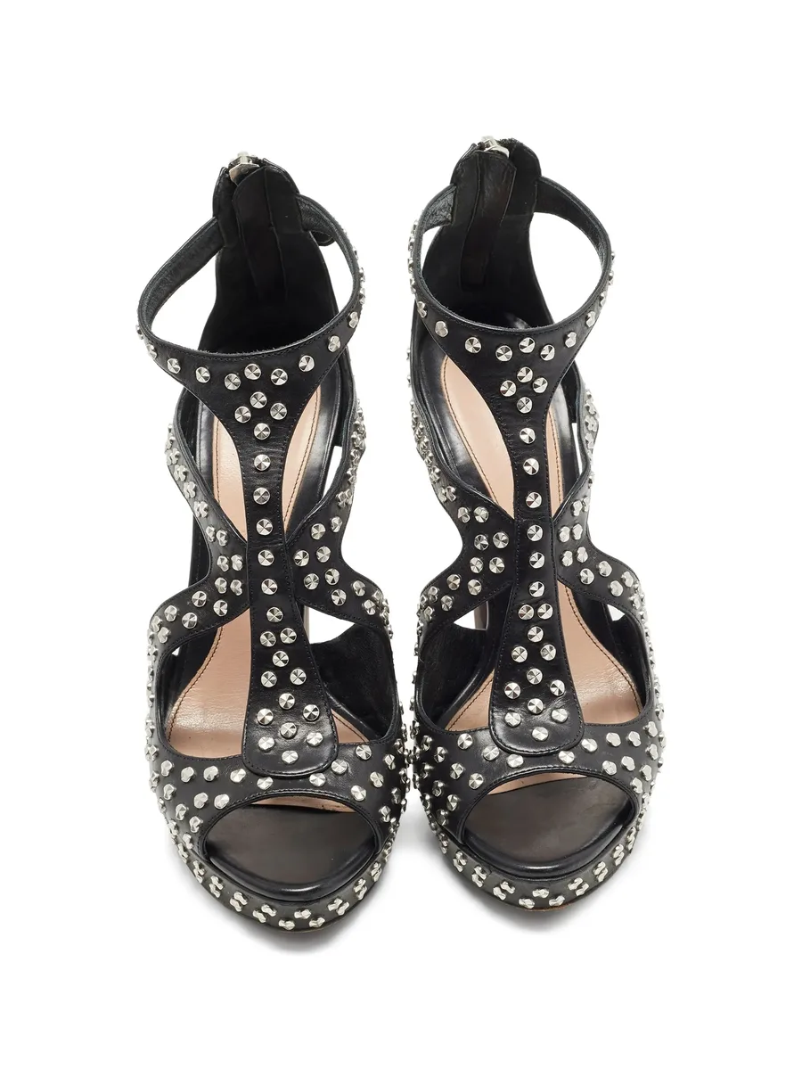 studded cage sandals 8