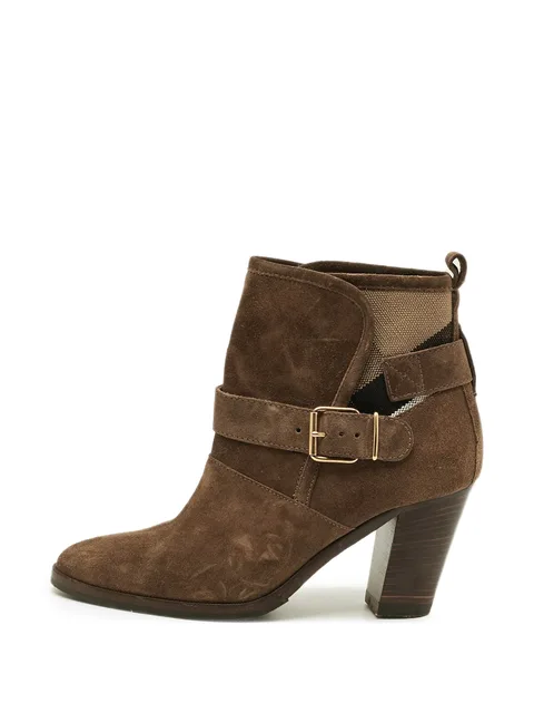 Larina buckled ankle boots