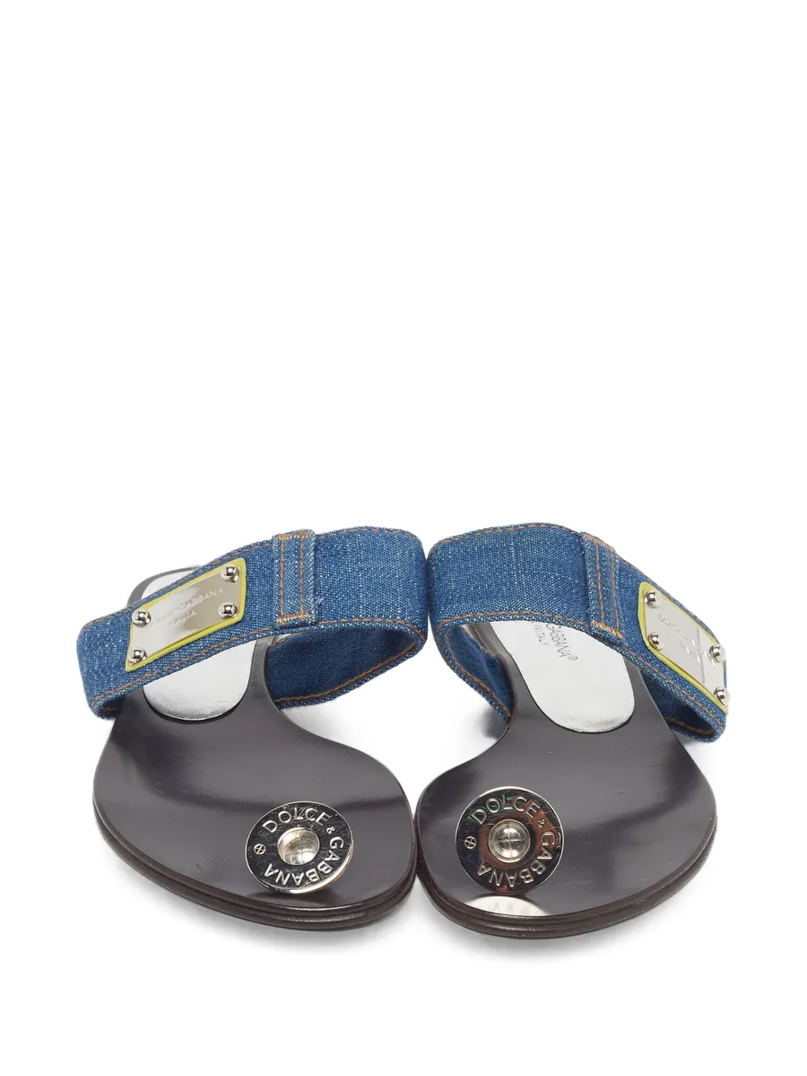 denim thong sandals 7